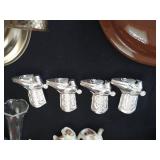 Treasure Seekers Lot: S+P Shakers, Pyrex Coffee Filter, Lids, Stoppers, Etc