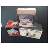 (3) New in Boxes Pot, Bowls, Casserole Dishes w/ Lids
