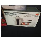 (3) New in Boxes Pot, Bowls, Casserole Dishes w/ Lids