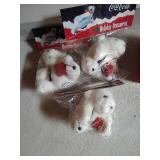 Christmas Lot - Vintage Santa Signs, Large Glass Jar With Ornaments, Etc