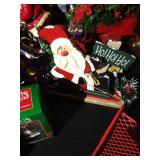 Huge Lot of Santa & Sleigh Related Christmas Decor