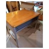 (4) Vintage School Desks