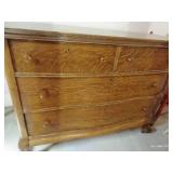 Beautiful Antique Tiger Oak Dresser