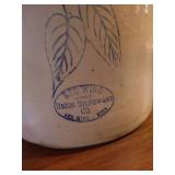 ~1909 Birch Leaf 5 Gallon Red Wing Crock