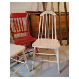 (3) Antique Wooden Chairs