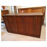 Mid Century Modern Bassett Walnut Dresser