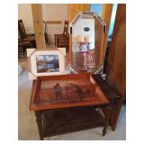 Small Table + Mirror & Art