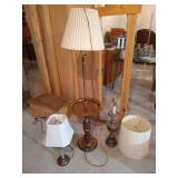 (3) Vintage Lamps