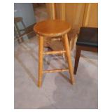Piano Bench & Wooden Stool