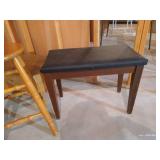 Piano Bench & Wooden Stool