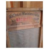Awesome Vintage National Washboard Co 860 Glass King Washboard