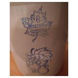 Beautiful 8 Gallon Western Stoneware Crock