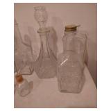 Large Lot of Bottles & Decanters