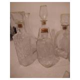 Large Lot of Bottles & Decanters