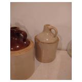 (3) Stoneware Jugs