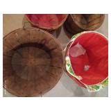 (4) Apple Pails