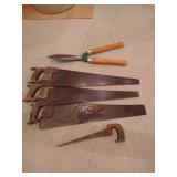 Vintage Saws & Yard Clippers