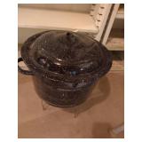 Vintage Canning Pot, Sieve Holder & Canning Funnels