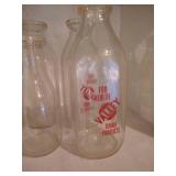Vintage Milk Bottles
