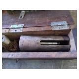 Vintage Industrial Pipe Threading Die Set in Original Wooden Case
