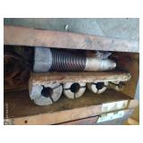 Vintage Industrial Pipe Threading Die Set in Original Wooden Case