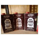 (5) Cans Du Pont Gun Powder