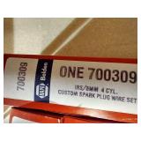 Box of NAPA Belden Spark Plug Wire Sets - New Old Stock