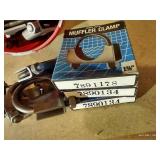 Lot of Several Muffler Clamps