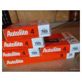 (5) Full Boxes Autolite Copper Spark Plugs - New Old Stock