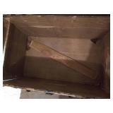 LARGE Antique Wood Trunk