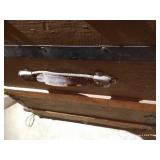 LARGE Antique Wood Trunk