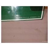Awesome Vintage 1974 Double-Sided Metal Quaker State Sign