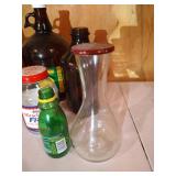 Large Lot Vintage Bottles & Jars