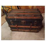 Antique Wood Trunk
