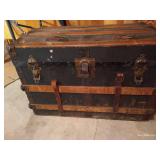 Antique Wood Trunk