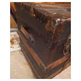 Antique Wood Trunk