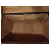 Antique Wood Trunk