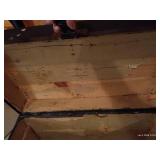 Antique Wood Trunk