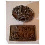 (2) Vintage Belt Buckles