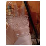 Large Lot of Vintage Lamps, Globes, Chimneys, Etc
