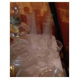 Large Lot of Vintage Lamps, Globes, Chimneys, Etc