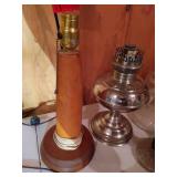 Large Lot of Vintage Lamps, Globes, Chimneys, Etc