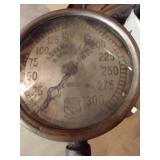 Antique Advance Line M Rumely Steam Gauge - VERY RARE!