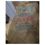 (6) Vintage Burlap Sacks