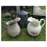 Vintage Pitchers & Kettle