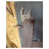 Antique Saws & Saw Blades + Real Pieces Chalkboard