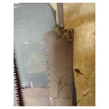 Antique Saws & Saw Blades + Real Pieces Chalkboard