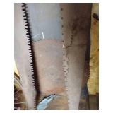 Antique Saws & Saw Blades + Real Pieces Chalkboard