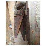 (3) Antique Saws