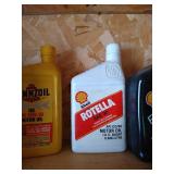 (5) Motor Oil Bottles (New)